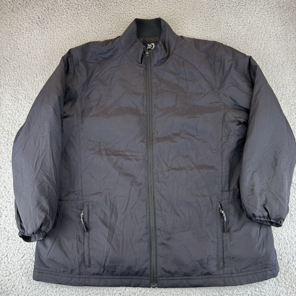 Zero Restriction Women's Golf Jacket Black Puffy Tour‎ Series Size Large